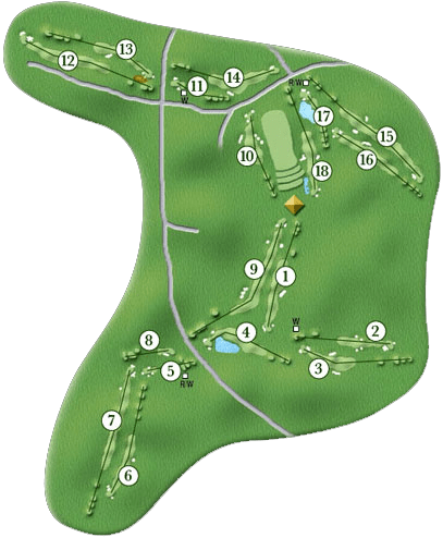 Animated Map of the Waikele Golf Course